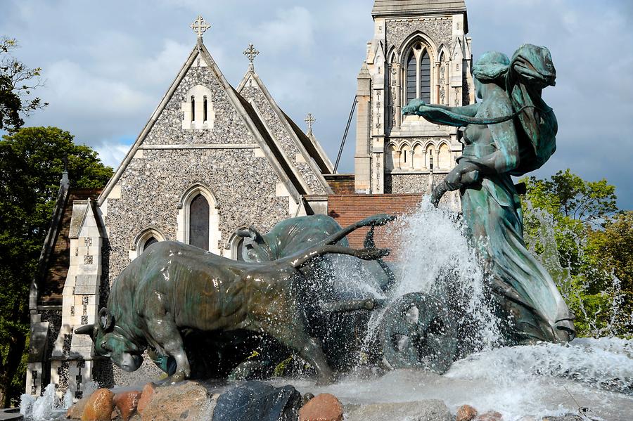 St. Alban's Church - Gefion Fountain