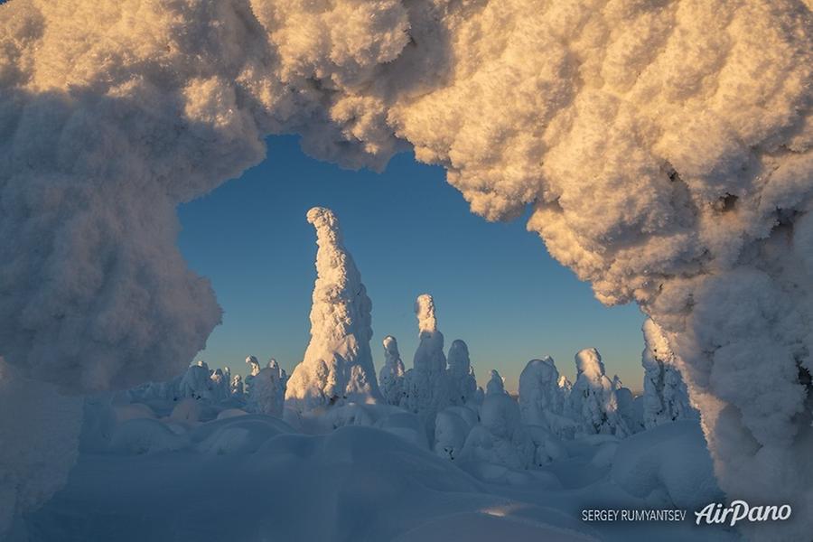 Snowy Fairytale. Lapland, Finland, © AirPano 