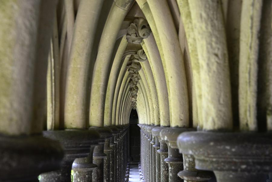 Mont St-Michel - Cloister