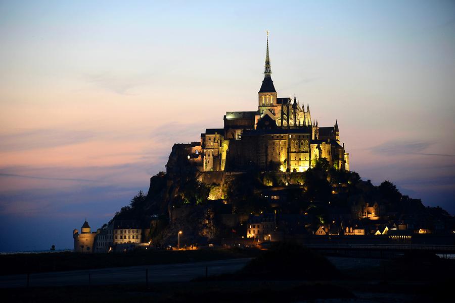 Mont St-Michel at Night