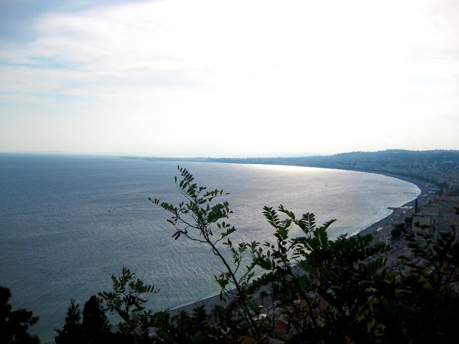 View from Colline du Château (Hill in Nice)