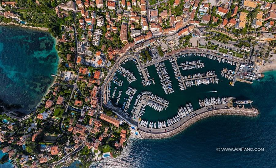 Above the port of Saint-Jean-Cap-Ferrat