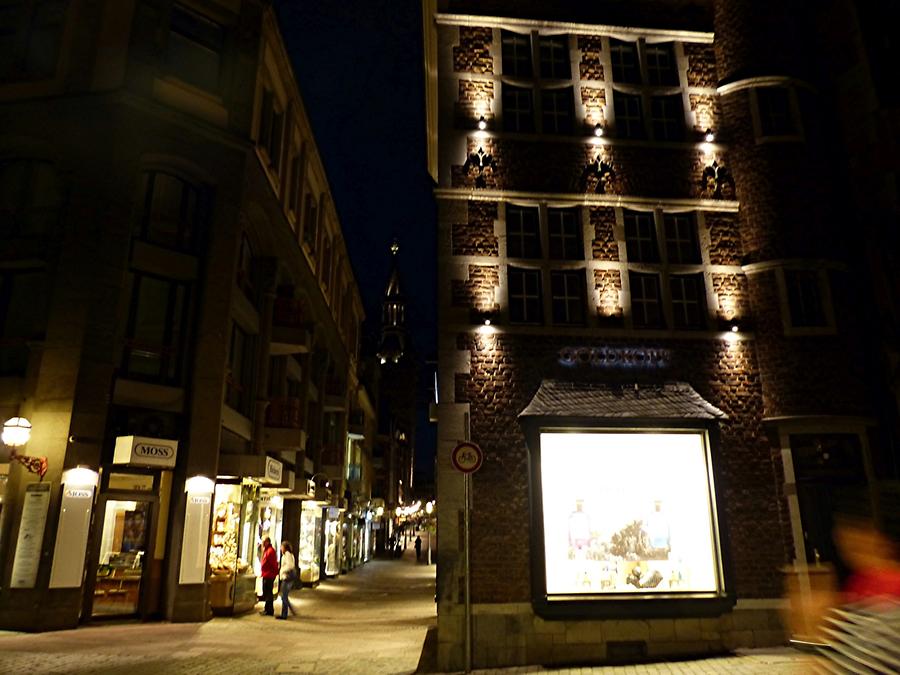 Aachen - Illuminated - Krämergasse