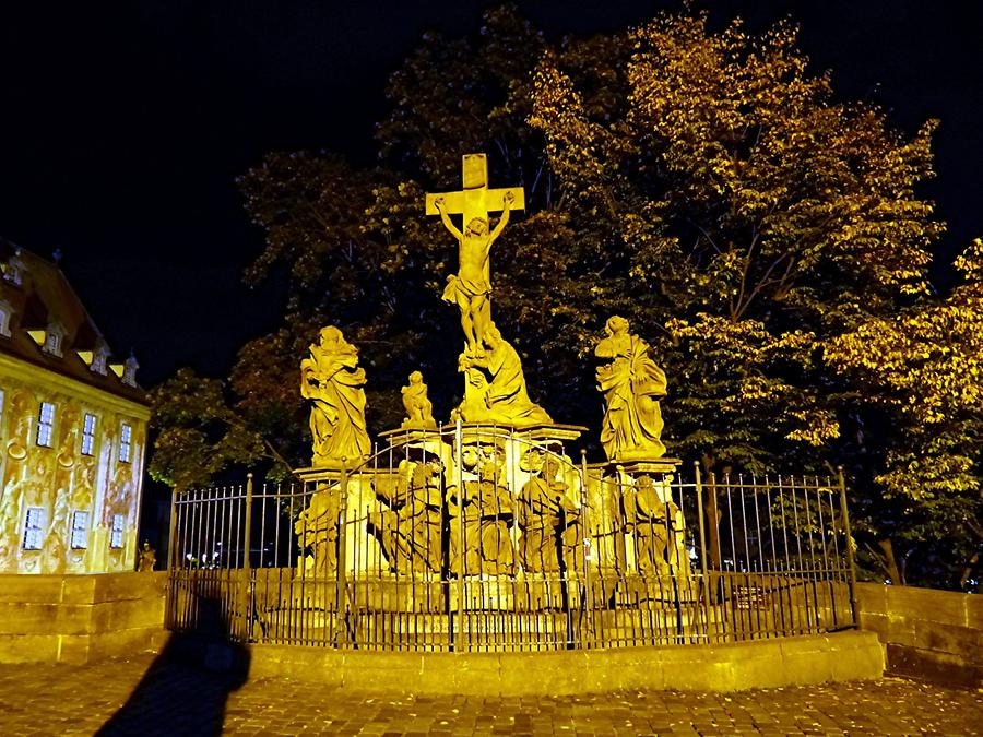 Bamberg - Crucifixion group near old city hall