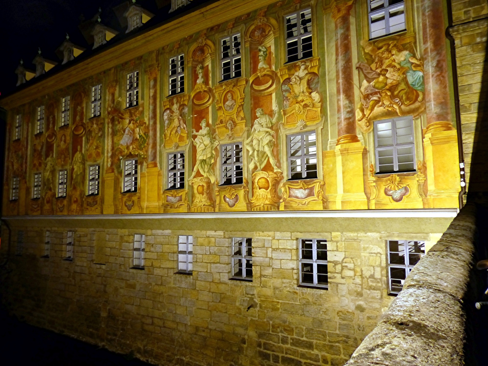 Bamberg - Wall paintings on old city hall (2) | Bamberg (1) | Geography