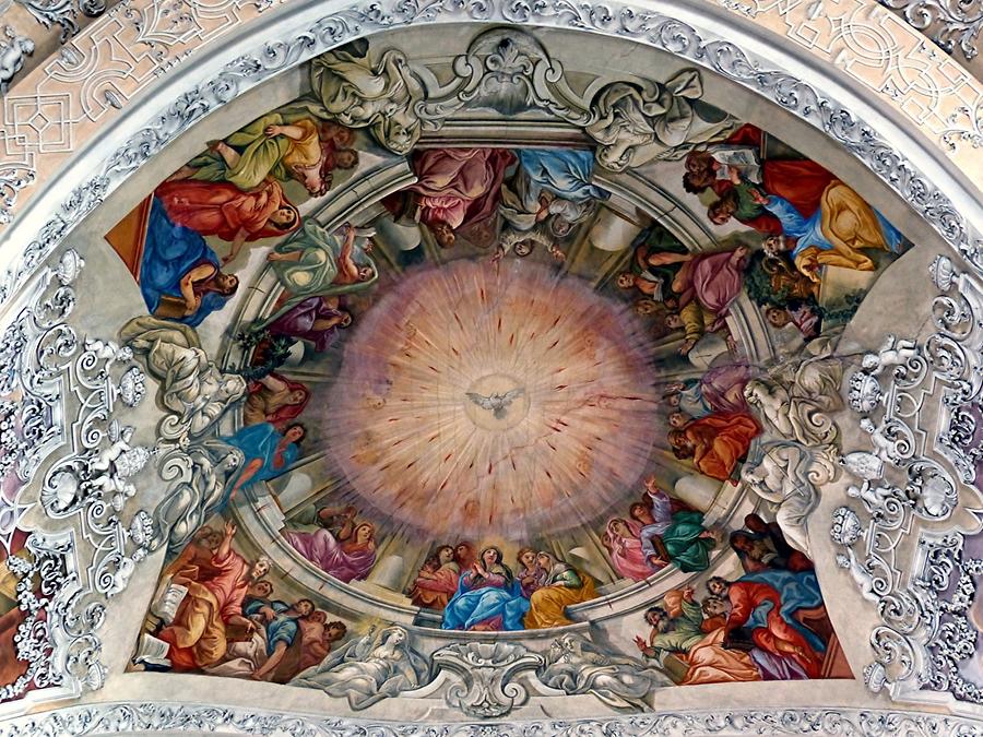 Monastery Banz - Ceiling fresco 'Appearance of the holy ghost'