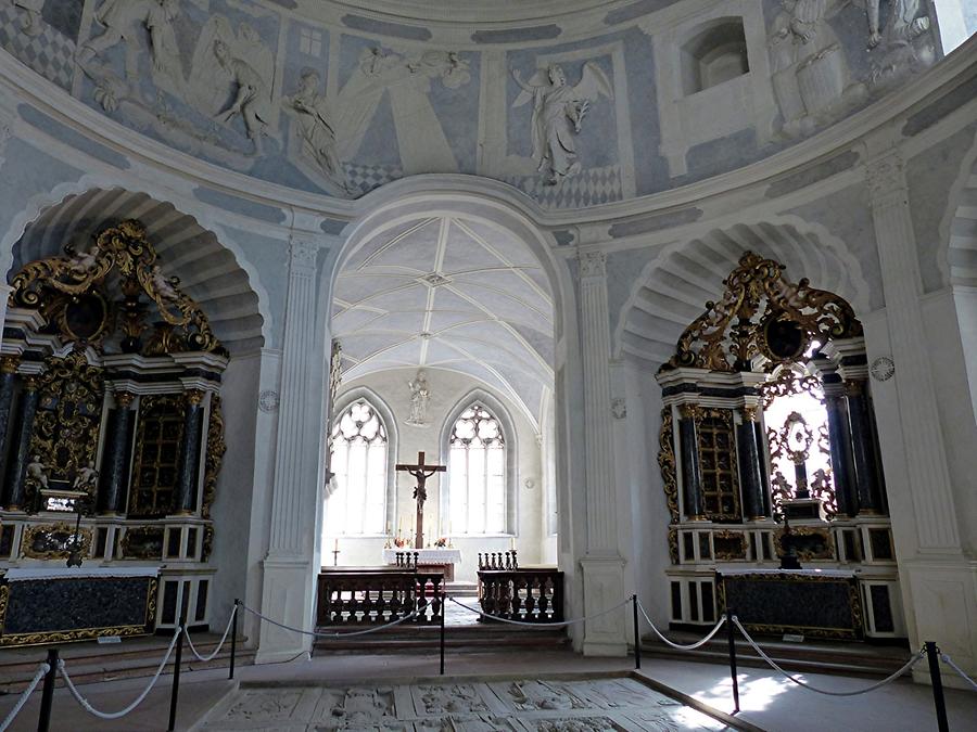 Würzburg - Fortress Marienberg - Church (dates back to 706)