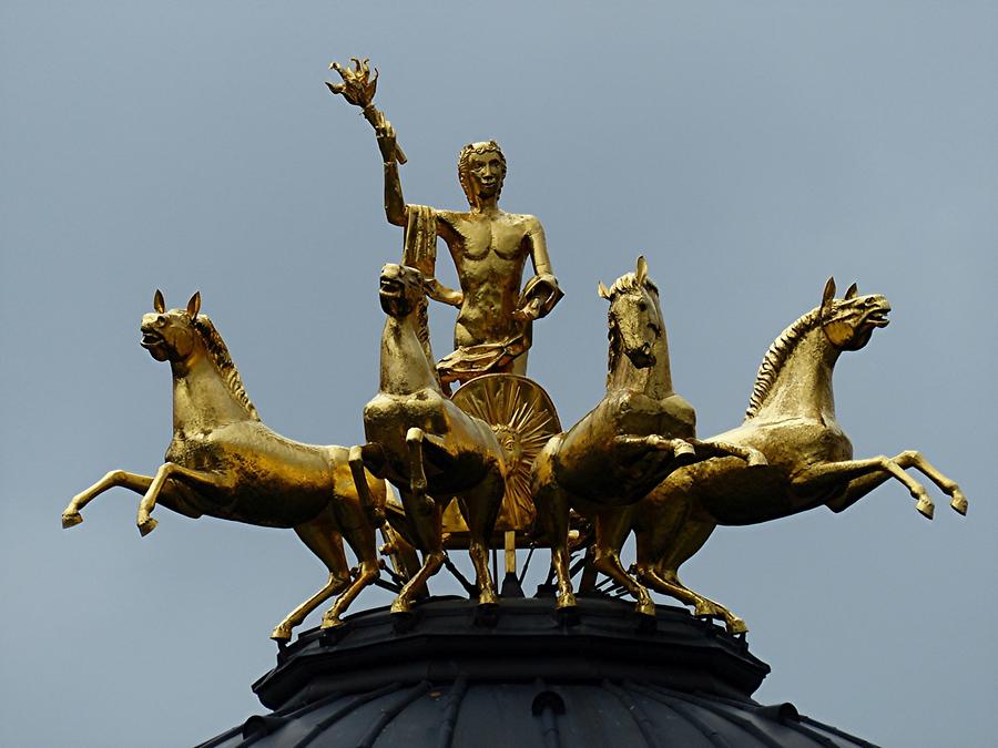 Bayreuth - Eremitage with Apollo on the Temple of the Sun