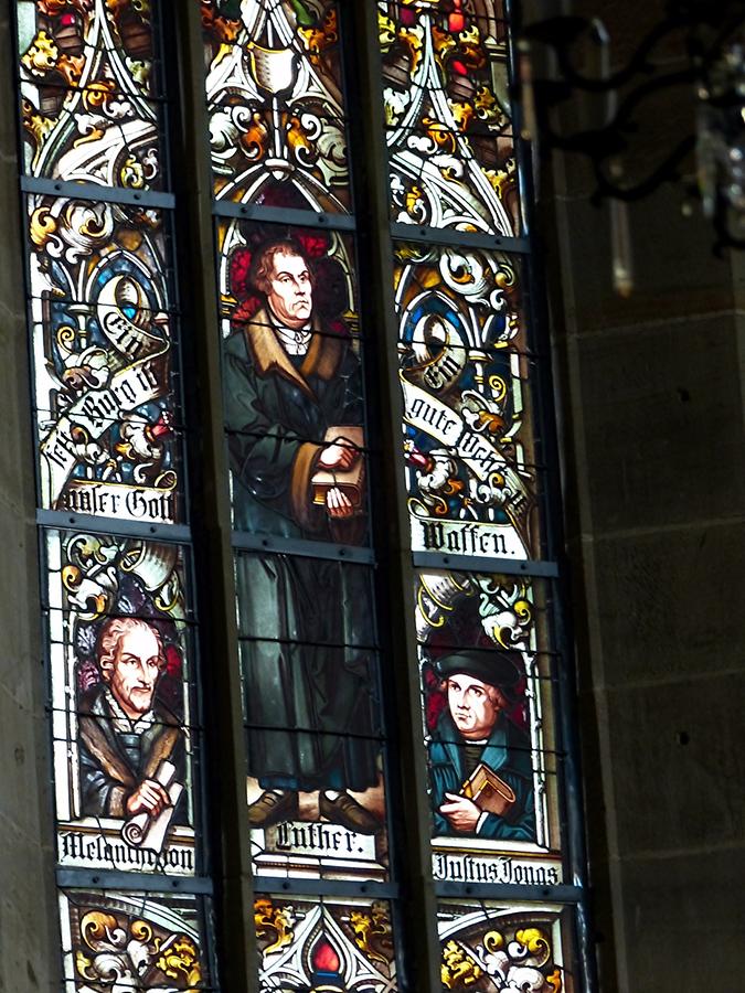 Königsberg in Bayern - Marienkirche - Lutherfenster (Luther Window)
