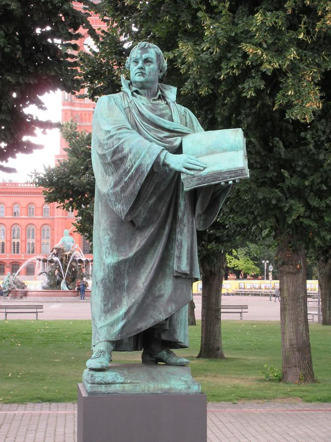 Luther Monument near St. Mary's Church