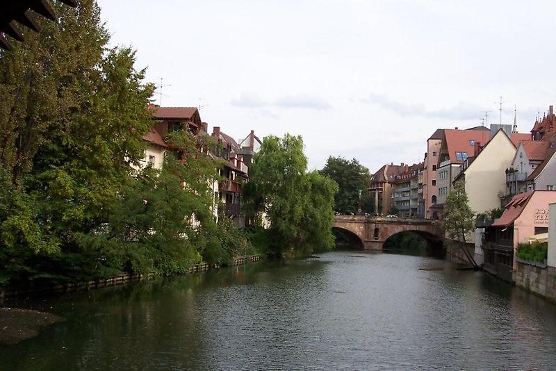 Bridge over Pegnitz river