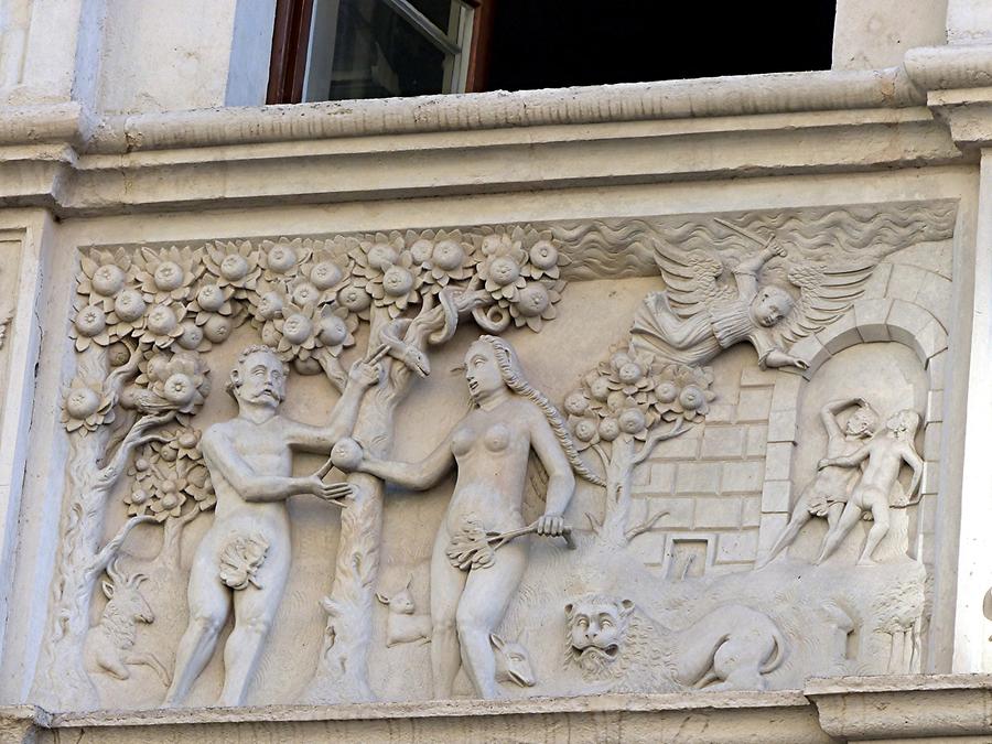 Görlitz - Biblisches Haus; Adam and Eve