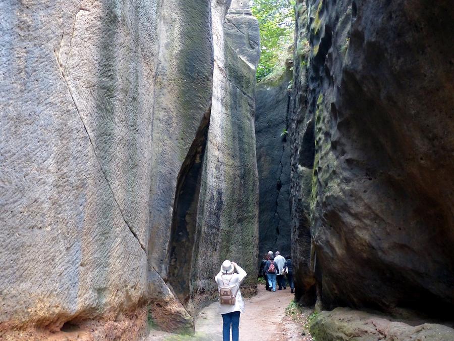 Oybin - Castle Rock; Rock Passage