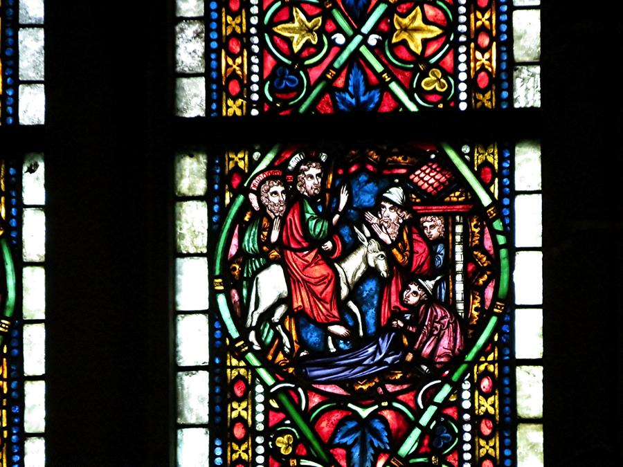 Wimpfen im Tale - Stained-Glass Window, Entry into Jerusalem