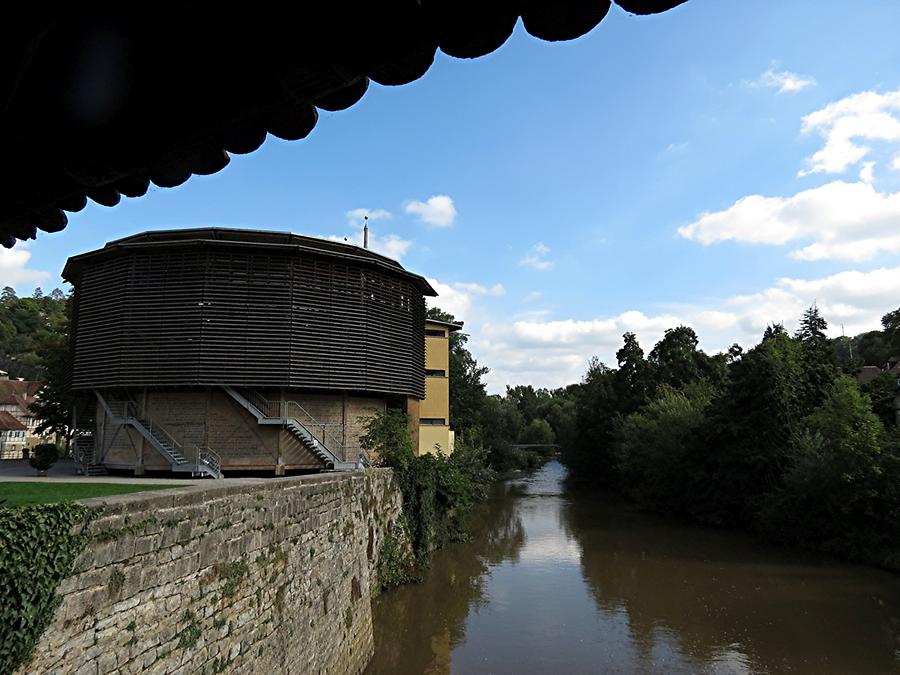 Schwäbisch Hall - 'Globe Theatre' by the River Kocher