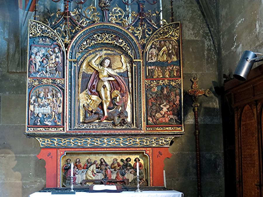 Schwäbisch Hall - St. Michael's Chapel; St. Michael's Altar