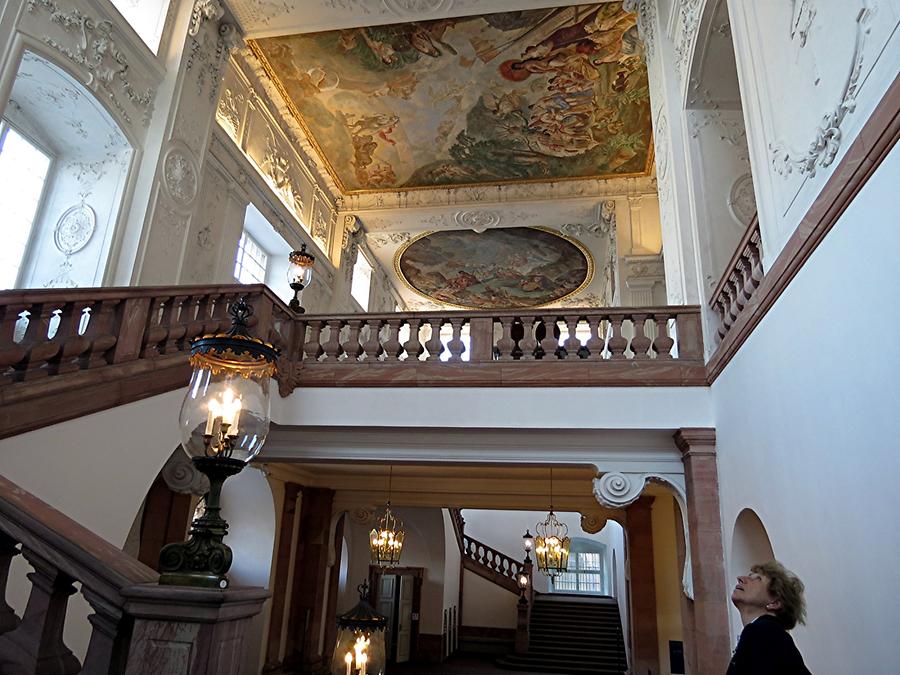 Mannheim - Palace; Imposing Staircase