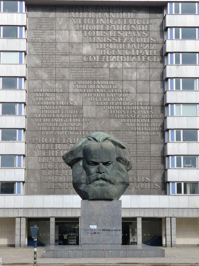 Chemnitz - Brückenstraße, Karl-Marx-Monument