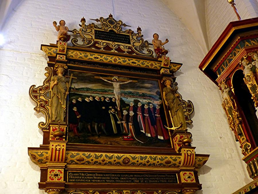 Flensburg - Church of St. Mary; Epitaph, Oldest View of the City