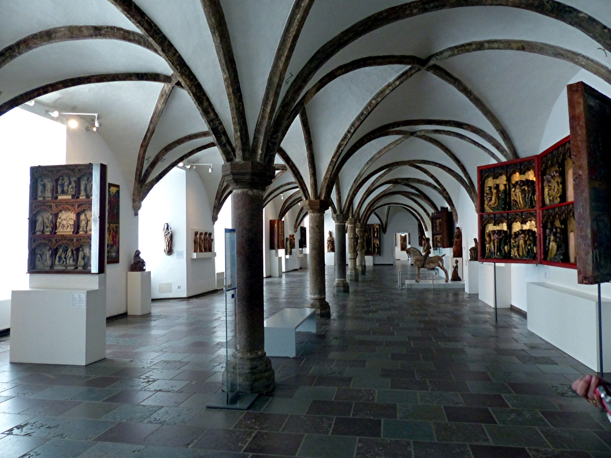 Gottorf Castle Gothic Hall With Medieval Art Schleswig
