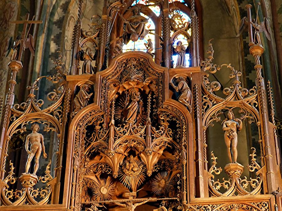 Schleswig - Cathedral of St. Peter; Bordesholm Altar, Crowning Superstructure