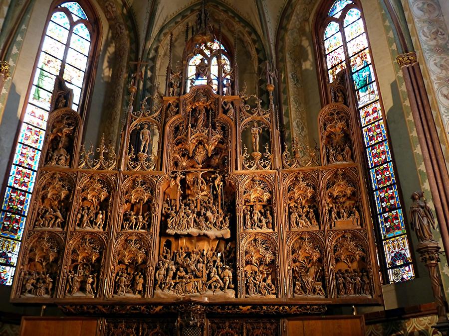 Schleswig - Cathedral of St. Peter; Bordesholm Altar by Hans Brüggemann (1521)