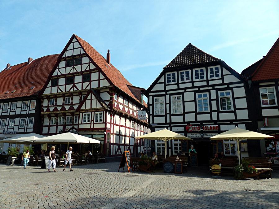 Hamelin - Half-timbered Houses on Bäckerstraße