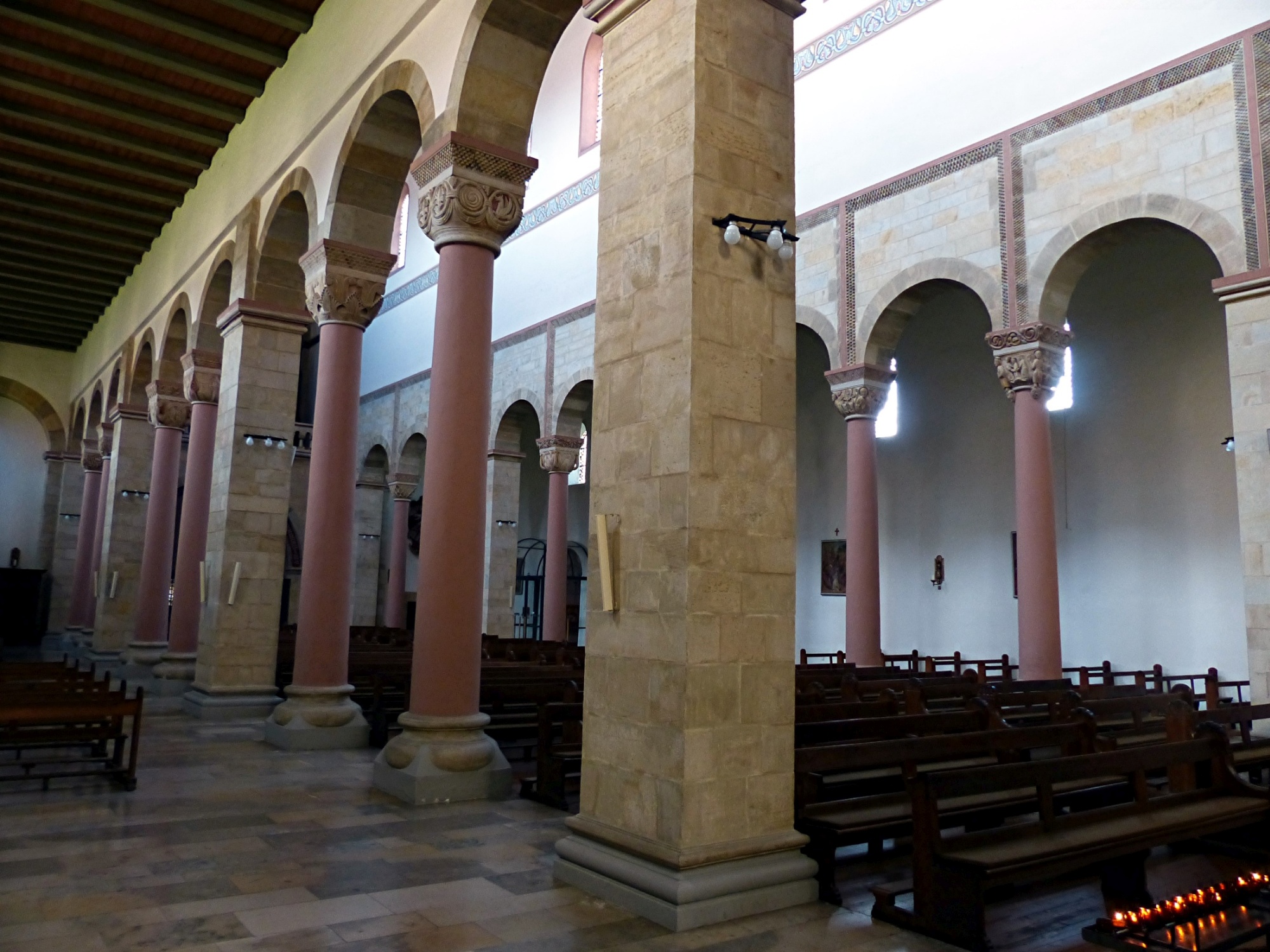 Hildesheim St Godehard Romanesque Interior Trip