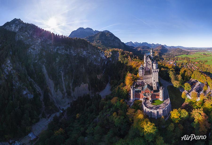 Neuschwanstein Castle, Germany, © AirPano 