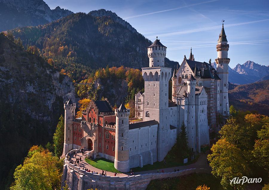 Neuschwanstein Castle, Germany, © AirPano 