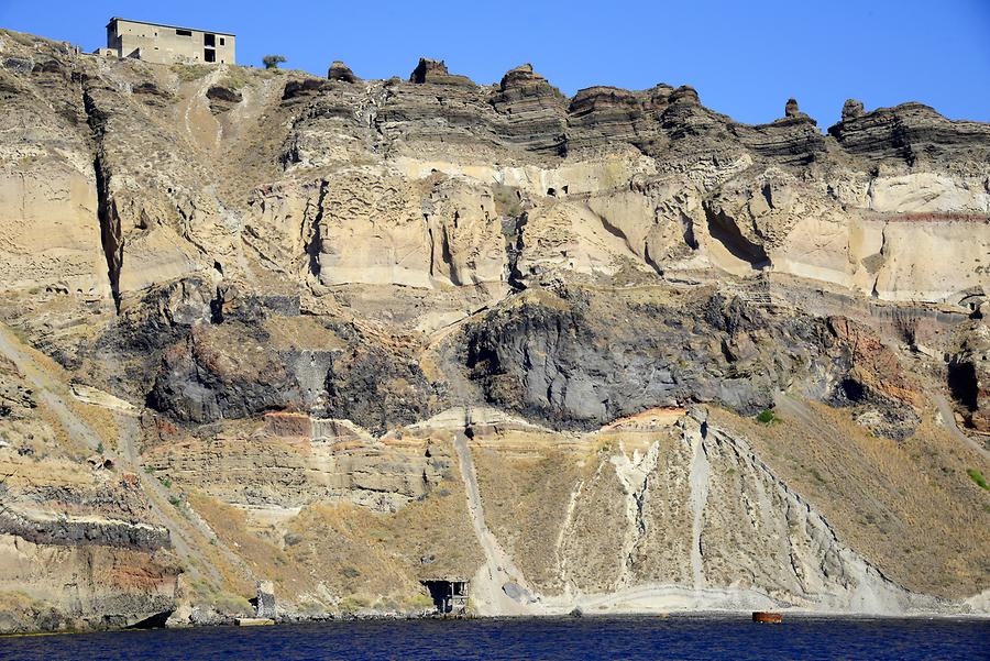 Mining on Santorini