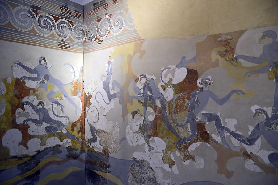 Museum of Prehistoric Thira - Fresco