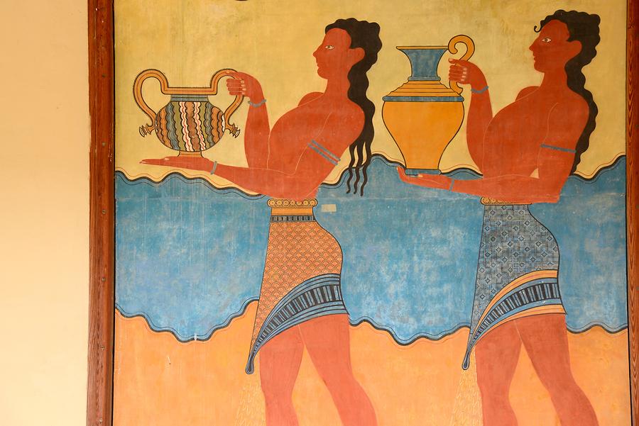 Knossos - South Propylaeum; Procession