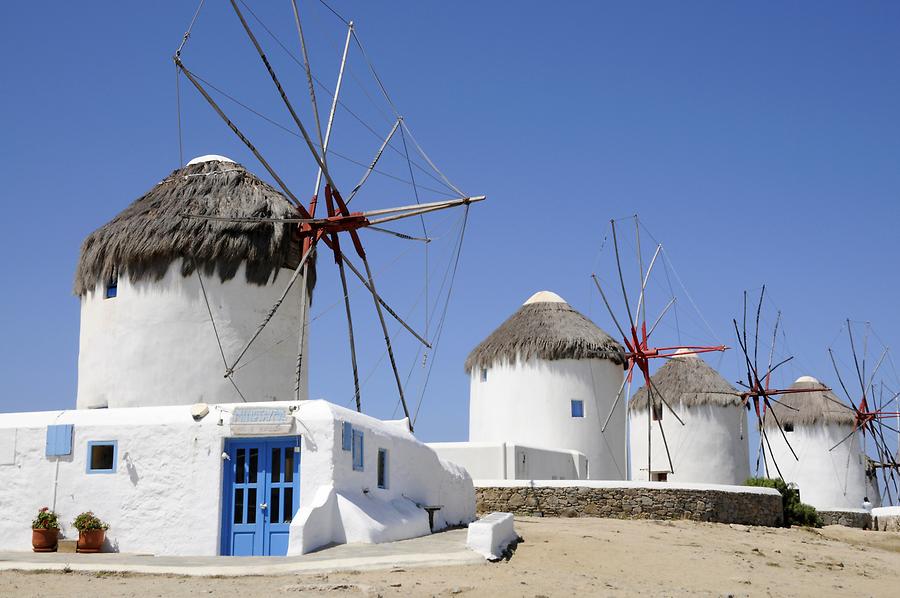 Mykonos Town - Windmills