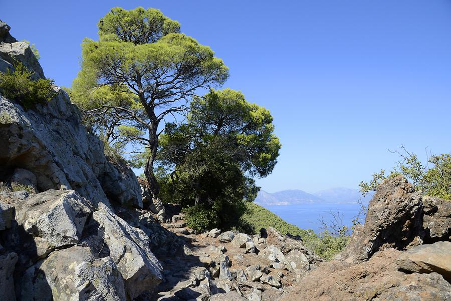 Ascent to Methana Volcano