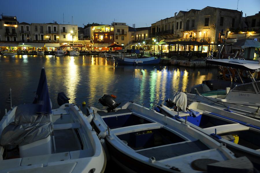 Sitia - Harbour at Night