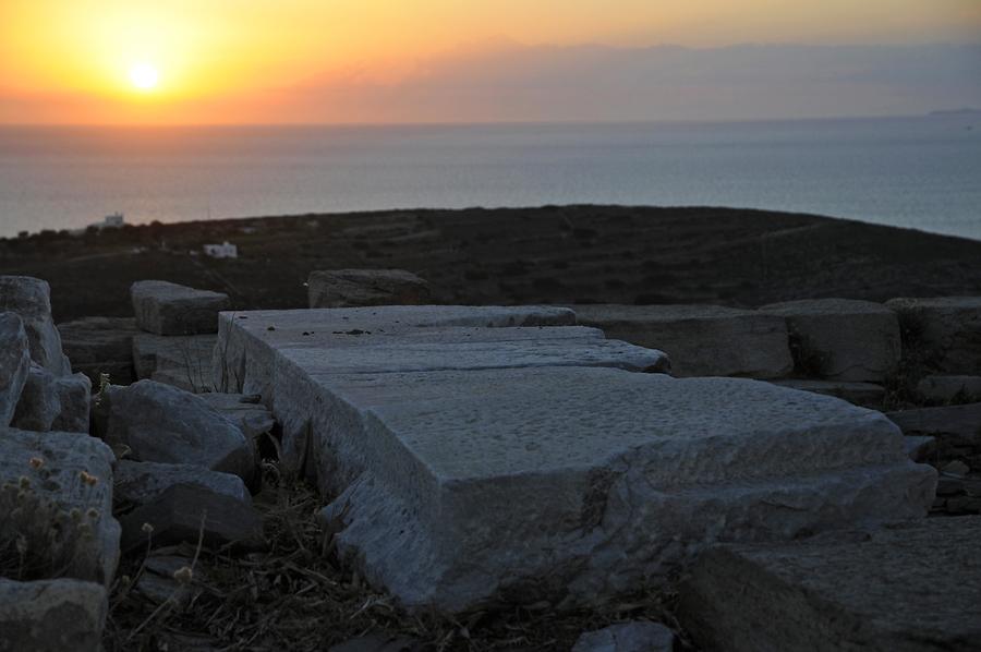 Delion Sanctuary of Apollo and Artemis at Sunset