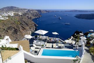 Imerovigli - Overlooking Fira and the Crater Rim