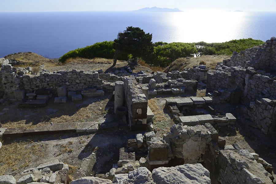 Ancient Thera - Overlooking the Sea