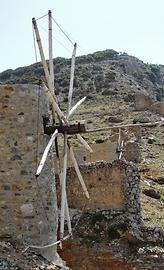 Segeltücher bilden die Rotorblätter