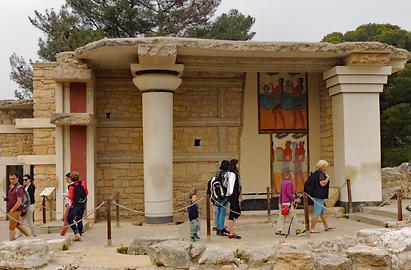 Rekonstruierter Gebäudeteil