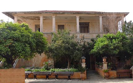 Building in monastery garden