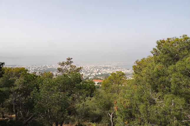Chania in the distance