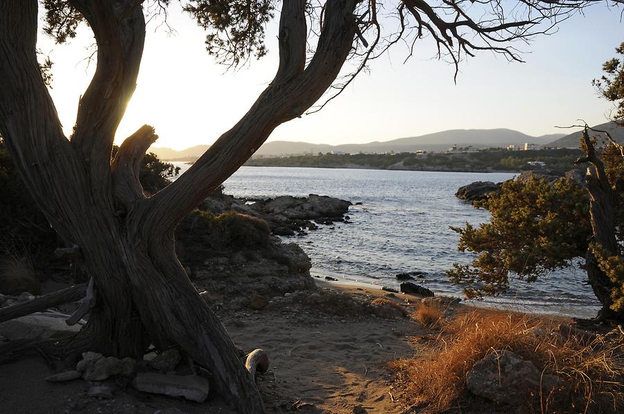 Grammeno Beach near Paleochora at Sunset