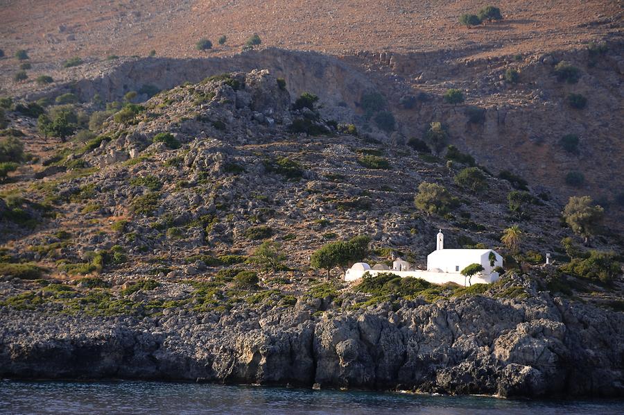 Steep Coast near Loutro