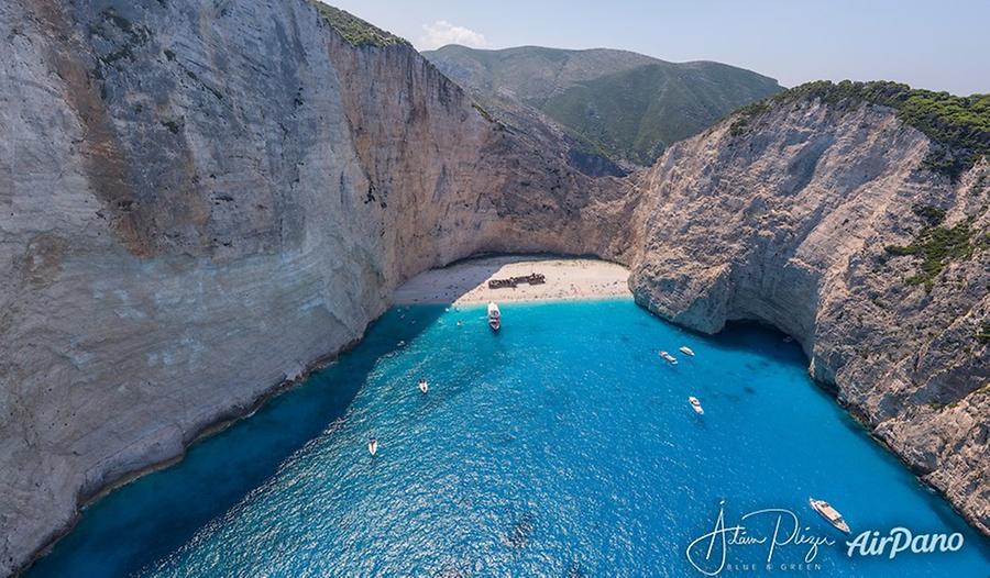 Zakynthos Island, Greece, © AirPano 