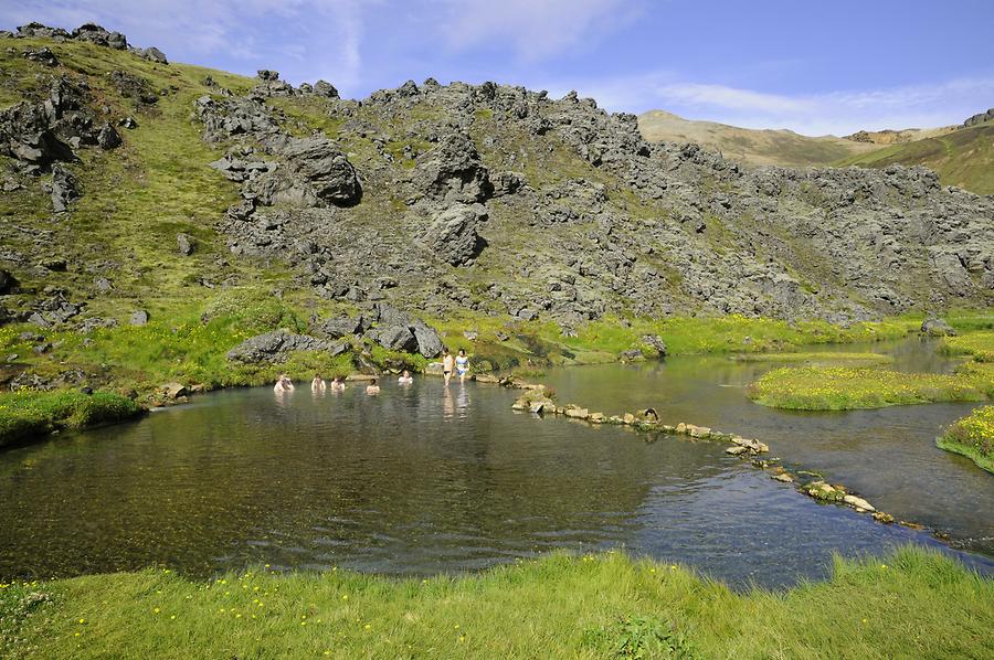 On the Road in Landmannalaugar