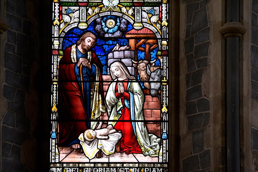 Kilkenny - St Canice's Cathedral; Stained-Glass Window