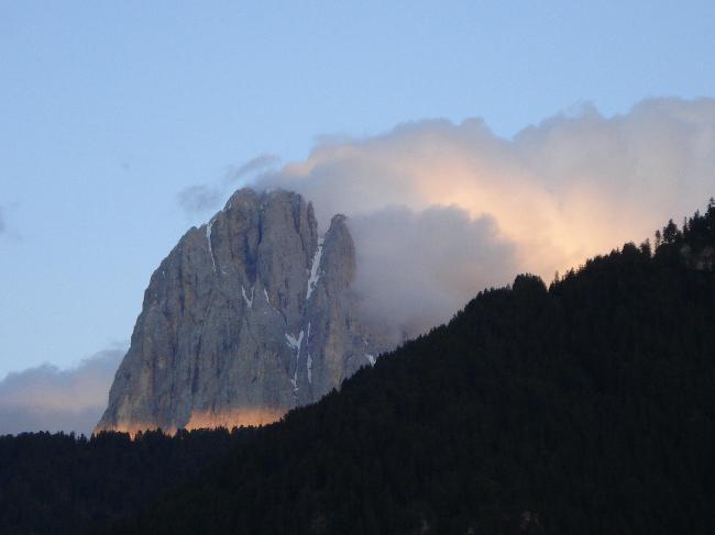 Sunset in the Dolomites