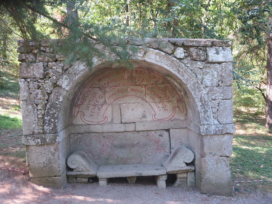 Bomarzo - Sacro Bosco - 'Panca Etrusca'